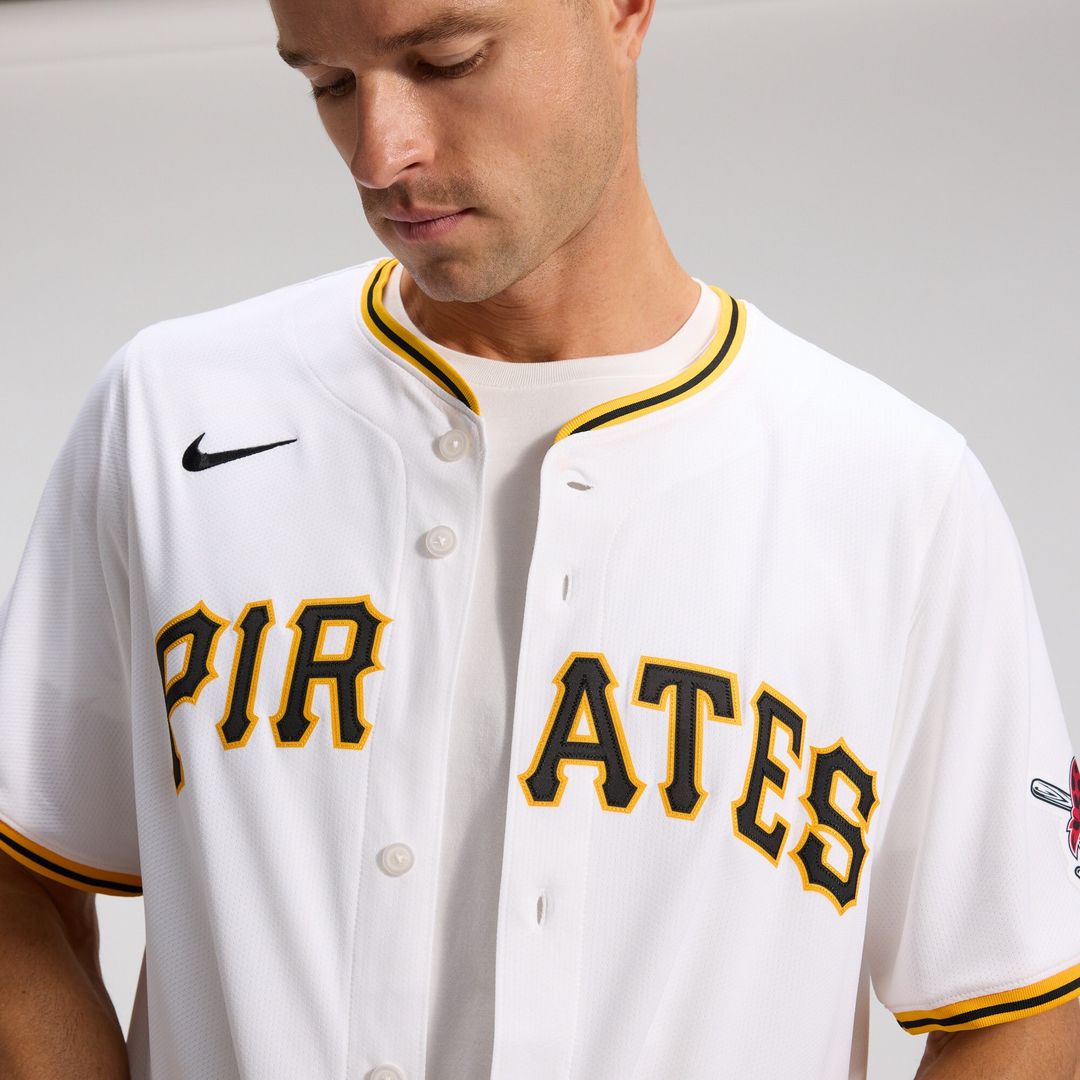 Pittsburgh Pirates Nike Home Limited Jersey - White MLB Team Jersey Baseball Fan Apparel