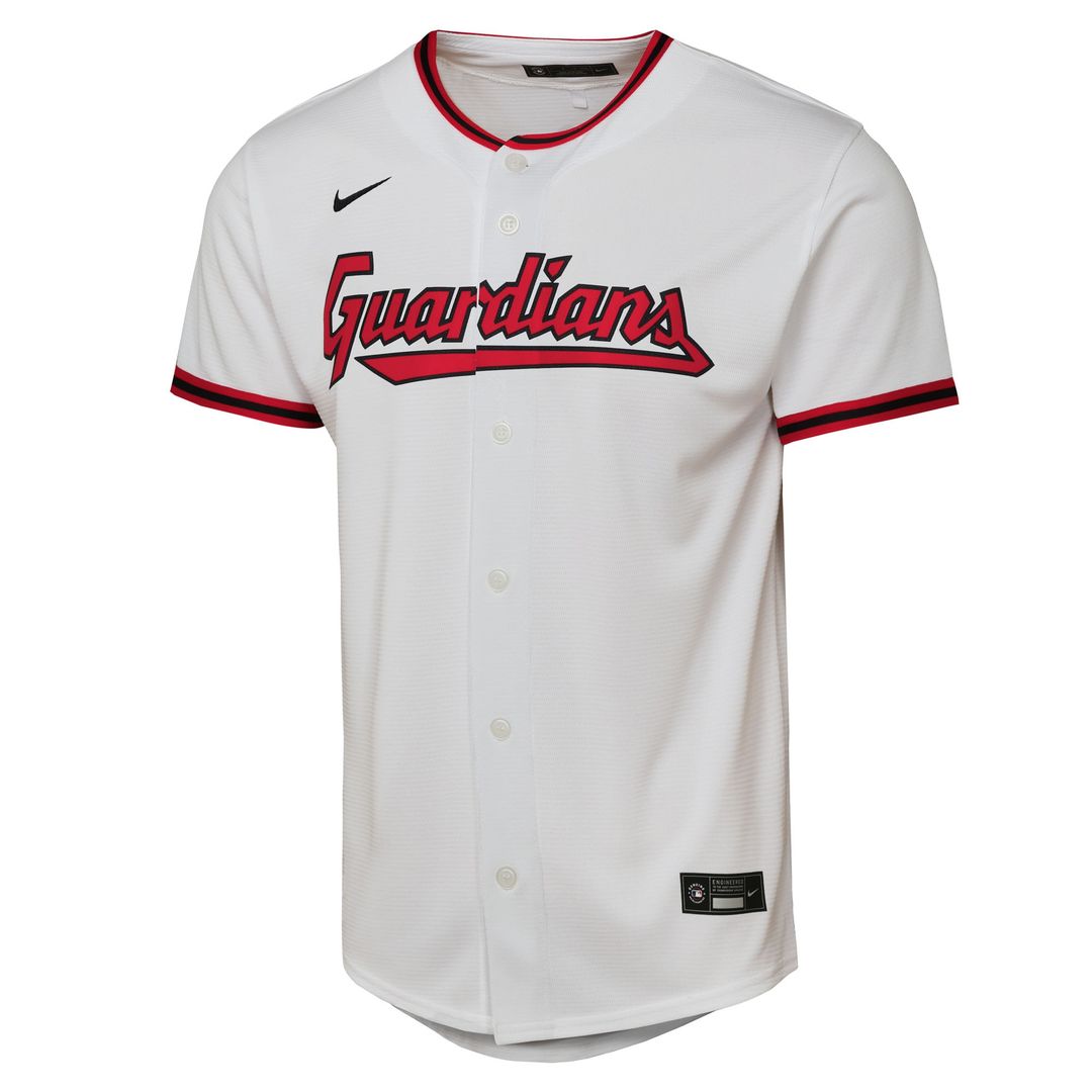 Cleveland Guardians José Ramírez Nike Youth Home Replica Player Jersey - White MLB Team Jersey Baseball Fan Apparel