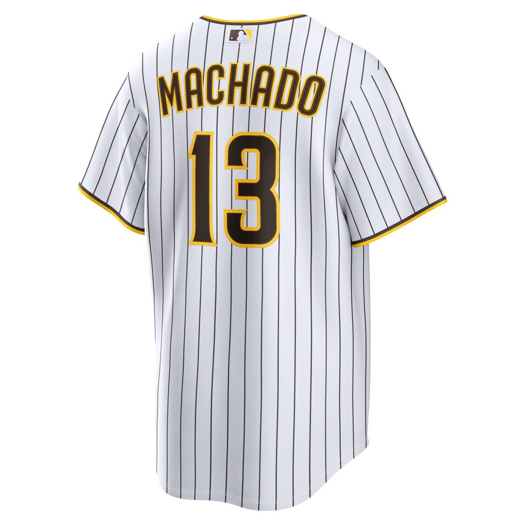 San Diego Padres Manny Machado Nike Home Replica Player Jersey - White MLB Team Jersey Baseball Fan Apparel