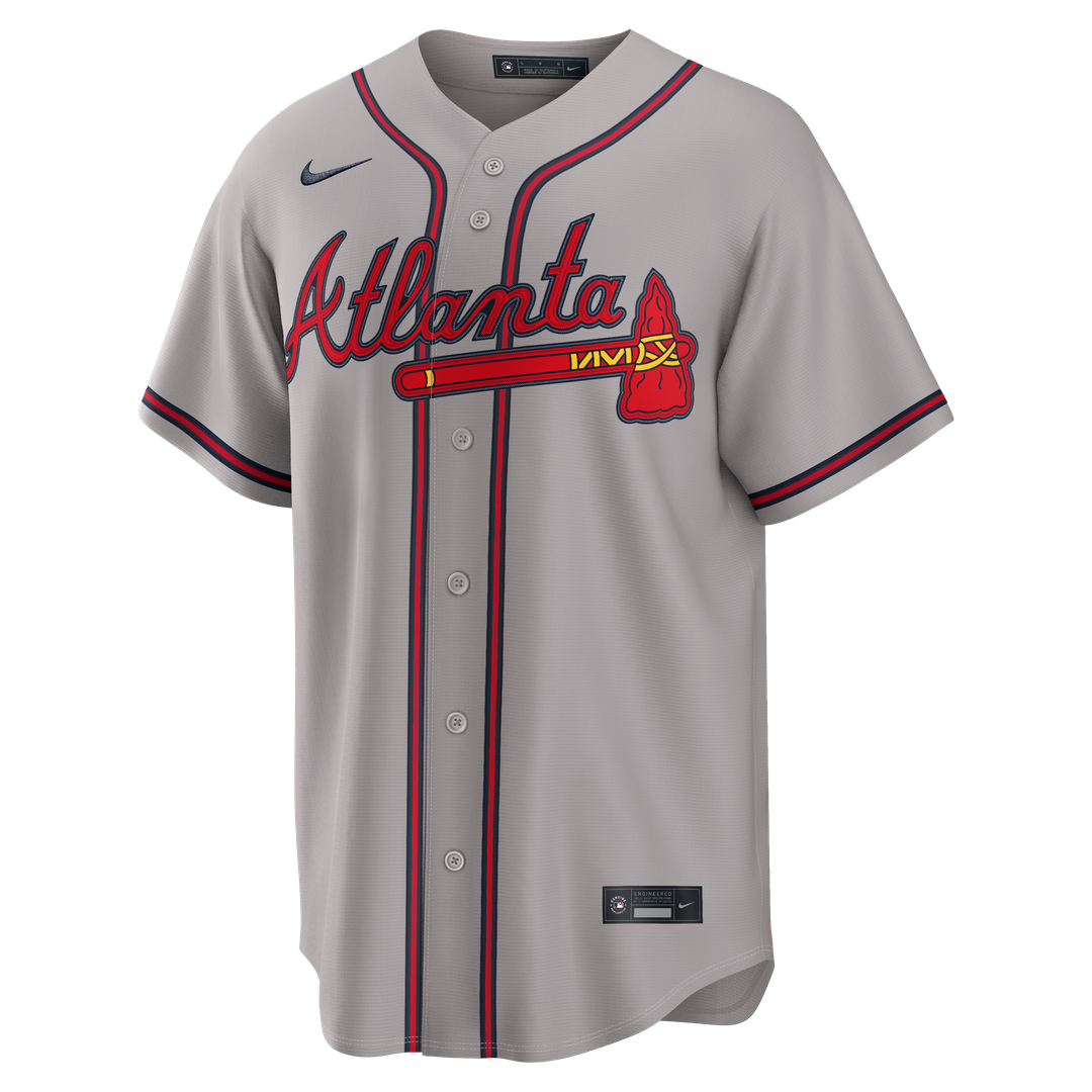 Atlanta Braves Ronald Acuña Jr. Nike Alternate 2 Replica Jersey - Red MLB Team Jersey Baseball Fan Apparel