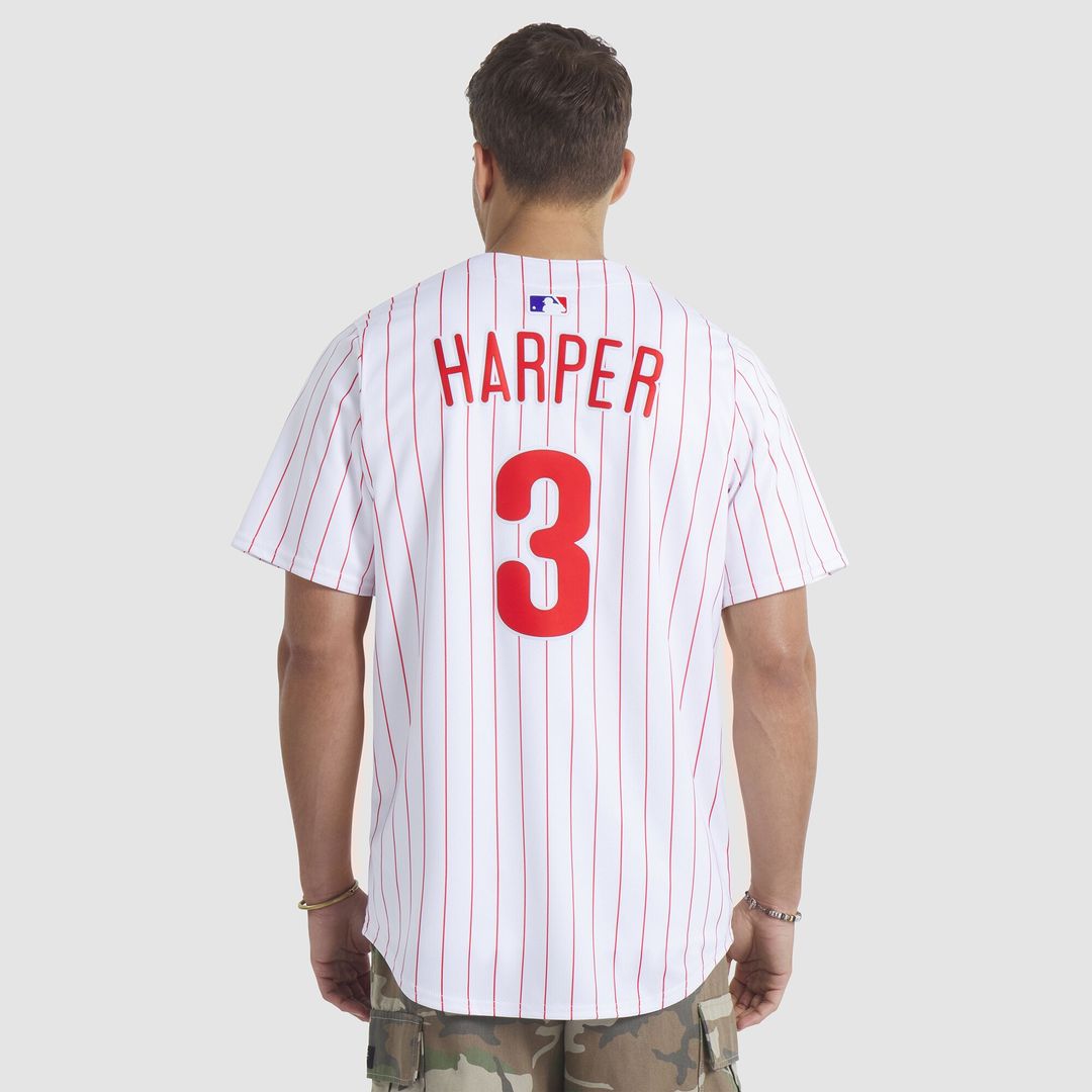 Philadelphia Phillies Bryce Harper Nike Home Limited Player Jersey - White MLB Team Jersey Baseball Fan Apparel