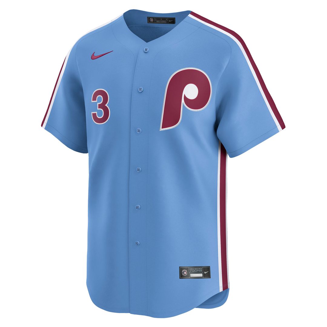Philadelphia Phillies Bryce Harper Nike Alternate Limited Player Jersey - Light Blue MLB Team Jersey Baseball Fan Apparel