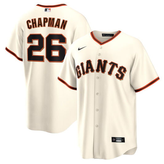 San Francisco Giants Matt Chapman Nike Home Replica Jersey - Cream MLB Team Jersey Baseball Fan Apparel
