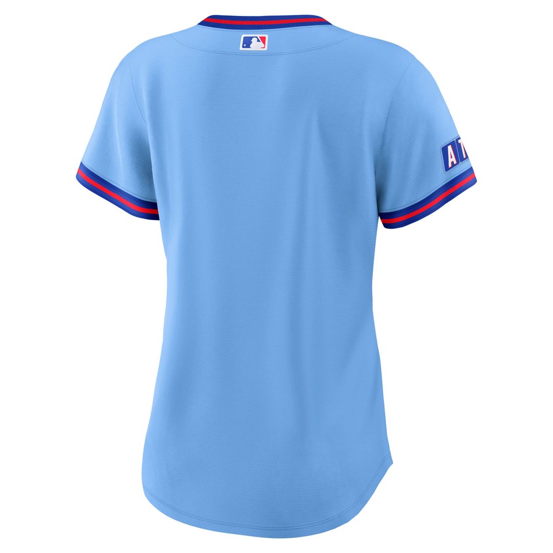 Atlanta Braves Nike Women's 2026 City Connect Stadium Jersey - Powder Blue MLB Team Jersey Baseball Fan Apparel