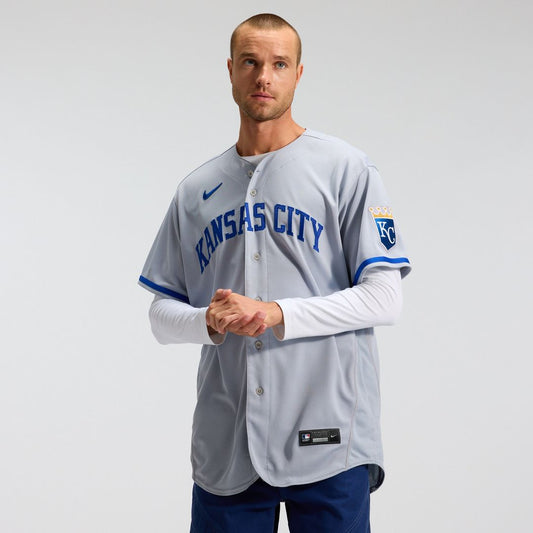 Kansas City Royals Nike 2022 Road Authentic Jersey - Gray MLB Team Jersey Baseball Fan Apparel