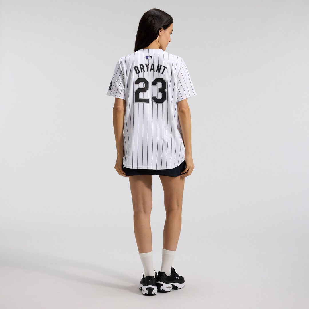 Colorado Rockies Kris Bryant Nike Women's Home Limited Player Jersey - White MLB Team Jersey Baseball Fan Apparel