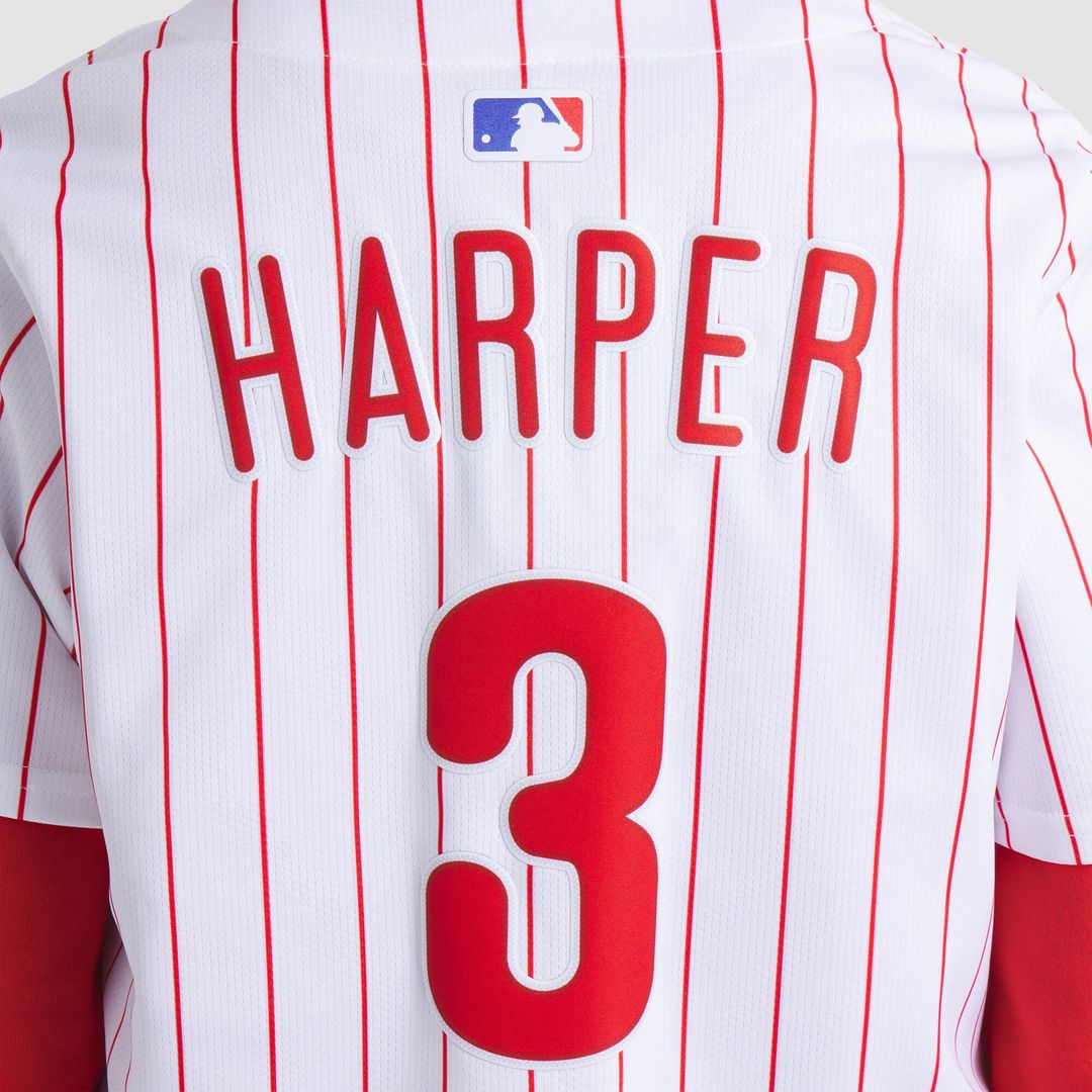 Philadelphia Phillies Bryce Harper Nike Women's Home Limited Player Jersey - White MLB Team Jersey Baseball Fan Apparel