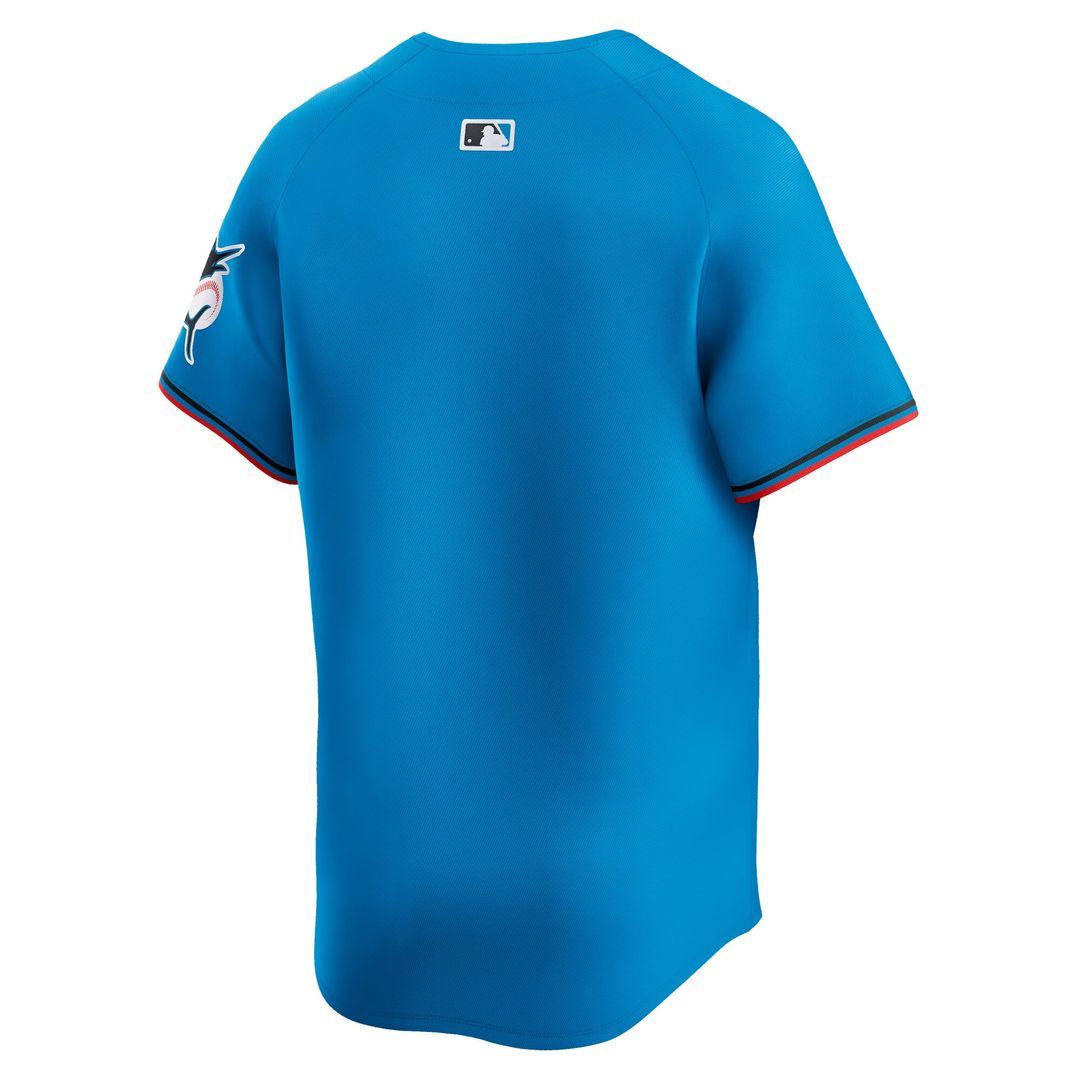 Miami Marlins Nike Limited Jersey - Blue MLB Team Jersey Baseball Fan Apparel
