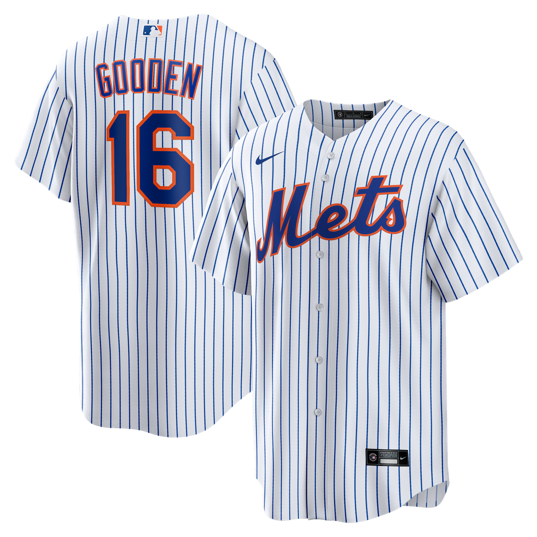 New York Mets Dwight Gooden Nike Home Retired Player Replica Jersey - White MLB Team Jersey Baseball Fan Apparel