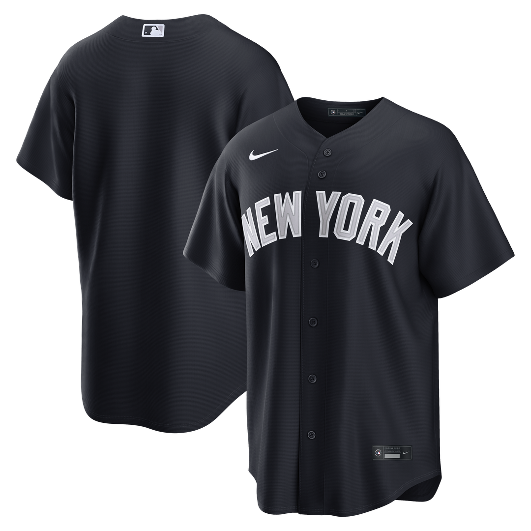 New York Yankees Nike Alternate Replica Jersey - Navy MLB Team Jersey Baseball Fan Apparel
