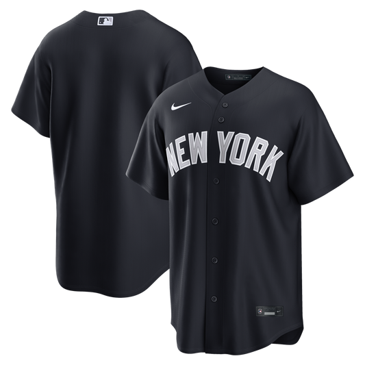 New York Yankees Nike Alternate Replica Jersey - Navy MLB Team Jersey Baseball Fan Apparel