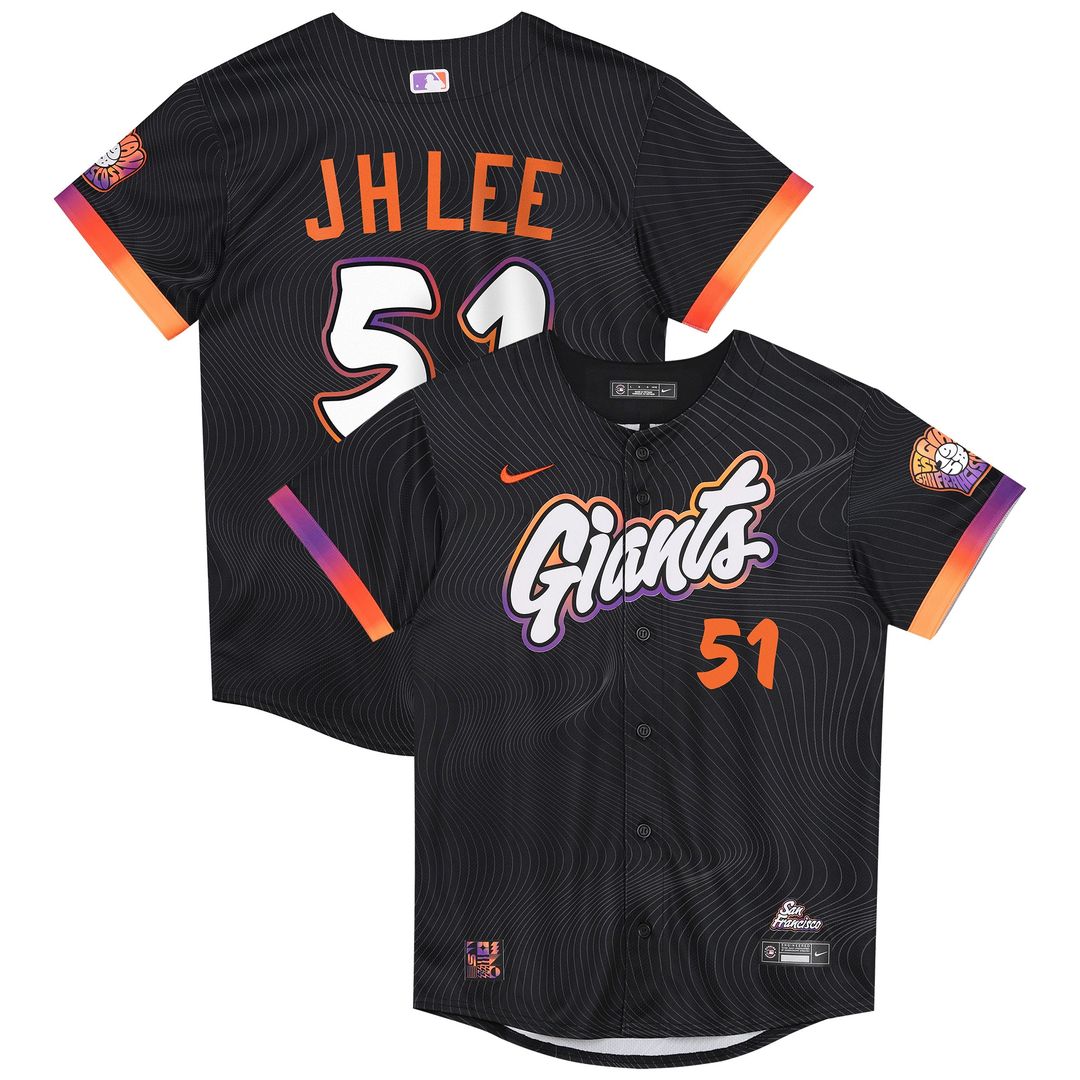 San Francisco Giants Jung Hoo Lee Nike Preschool 2025 City Connect Limited Player Jersey - Anthracite MLB Team Jersey Baseball Fan Apparel