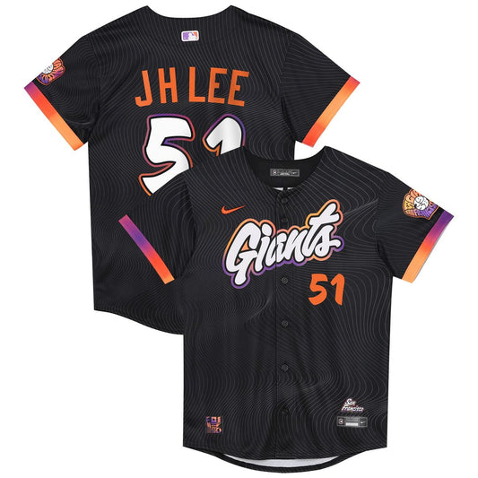 San Francisco Giants Jung Hoo Lee Nike Preschool 2025 City Connect Limited Player Jersey - Anthracite MLB Team Jersey Baseball Fan Apparel