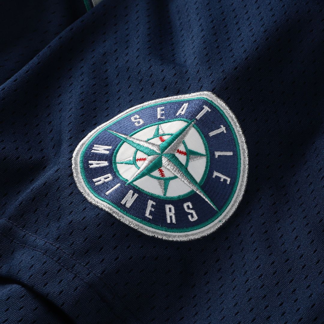 Seattle Mariners Mitchell & Ness Big & Tall Cooperstown Mesh Batting Practice Jersey - Navy MLB Team Jersey Baseball Fan Apparel