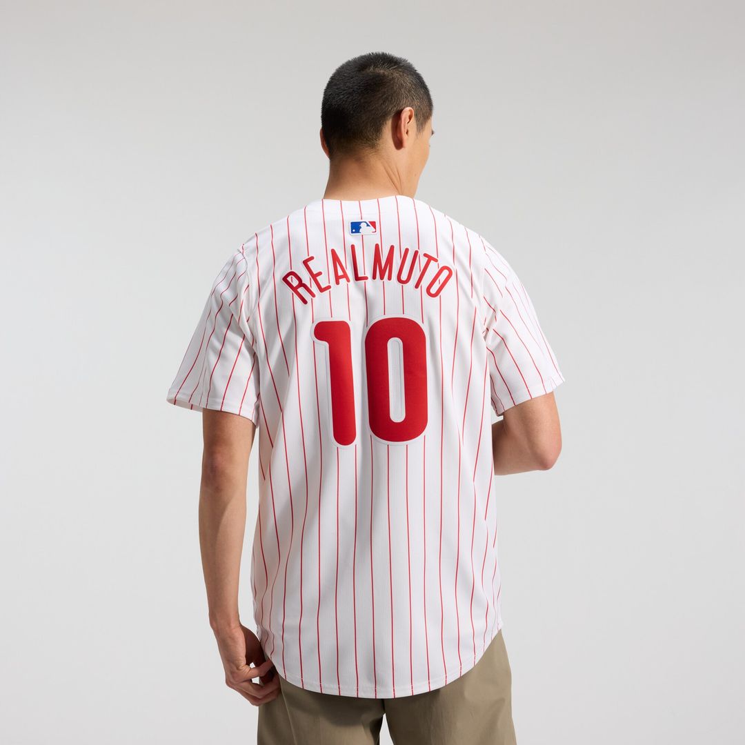 Philadelphia Phillies J.T. Realmuto Nike Home Limited Player Jersey - White MLB Team Jersey Baseball Fan Apparel