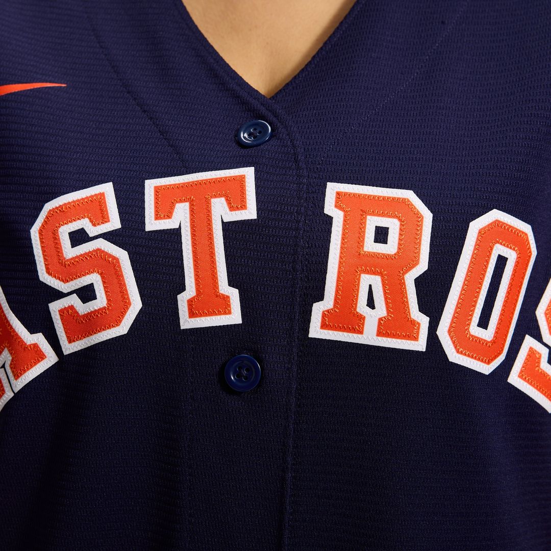 Houston Astros Jose Altuve Nike Women's Alternate Replica Player Jersey - Navy MLB Team Jersey Baseball Fan Apparel