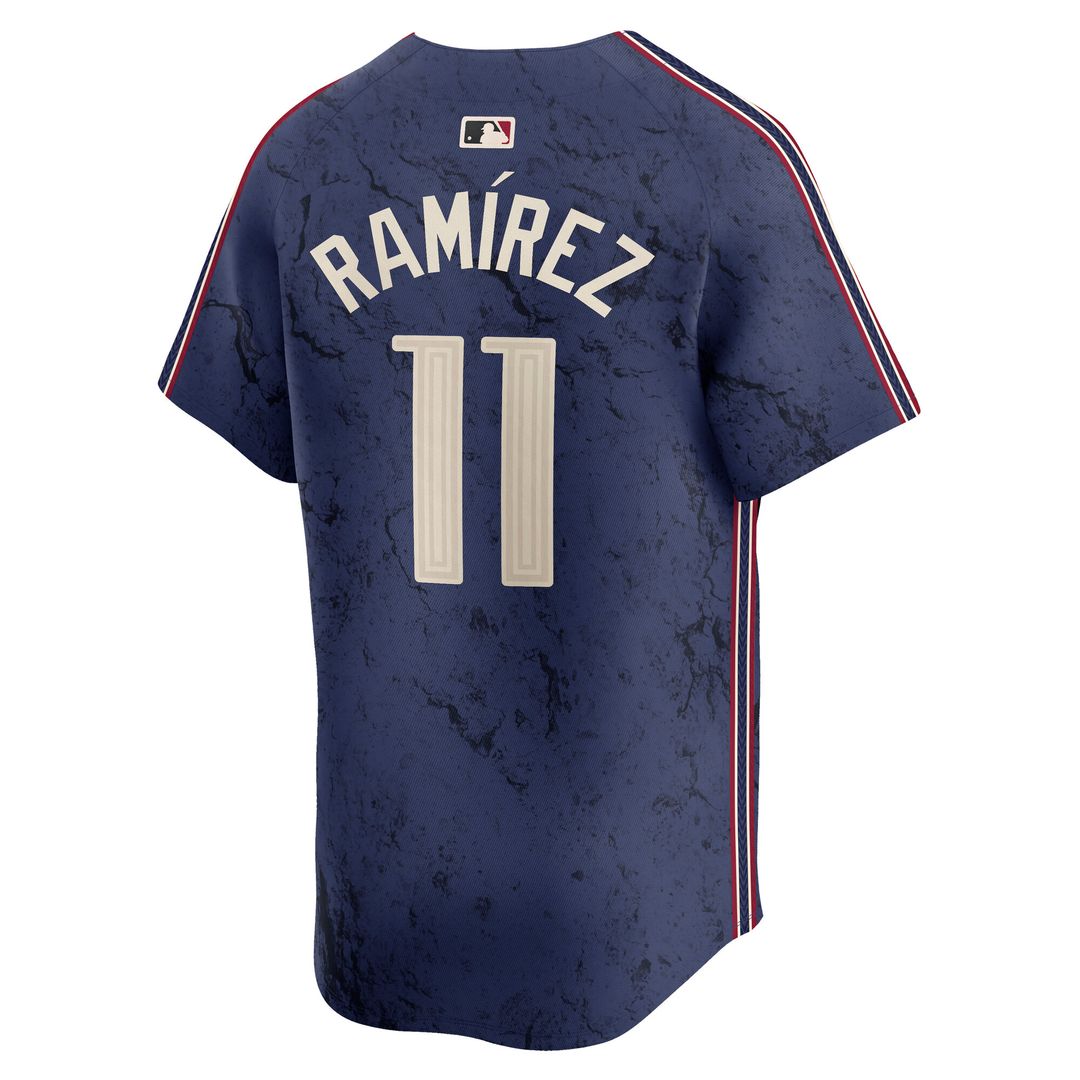 Cleveland Guardians José Ramírez Nike City Connect Limited Player Jersey - Navy MLB Team Jersey Baseball Fan Apparel