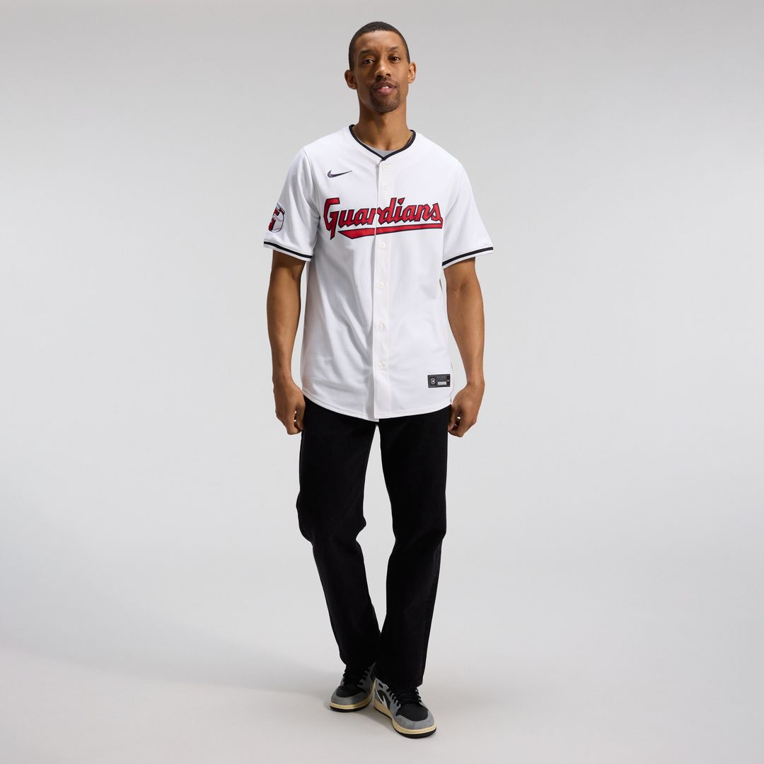 Cleveland Guardians Jose Ramirez Nike Home Limited Player Jersey - White MLB Team Jersey Baseball Fan Apparel