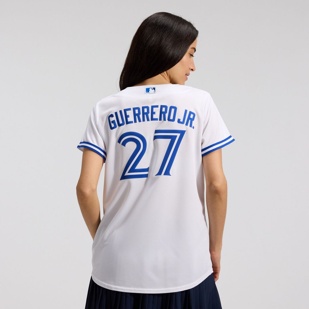 Toronto Blue Jays Vladimir Guerrero Jr. Nike Women's Home Replica Player Jersey - White MLB Team Jersey Baseball Fan Apparel