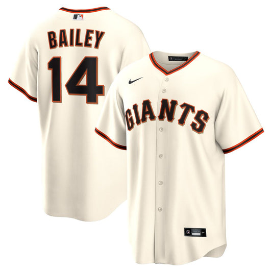San Francisco Giants Patrick Bailey Nike Home Replica Jersey - Cream MLB Team Jersey Baseball Fan Apparel