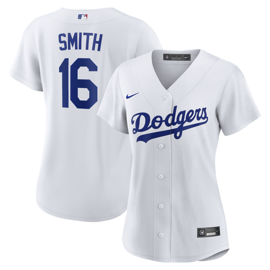 Los Angeles Dodgers Will Smith Nike Women's Home Replica Jersey - White MLB Team Jersey Baseball Fan Apparel