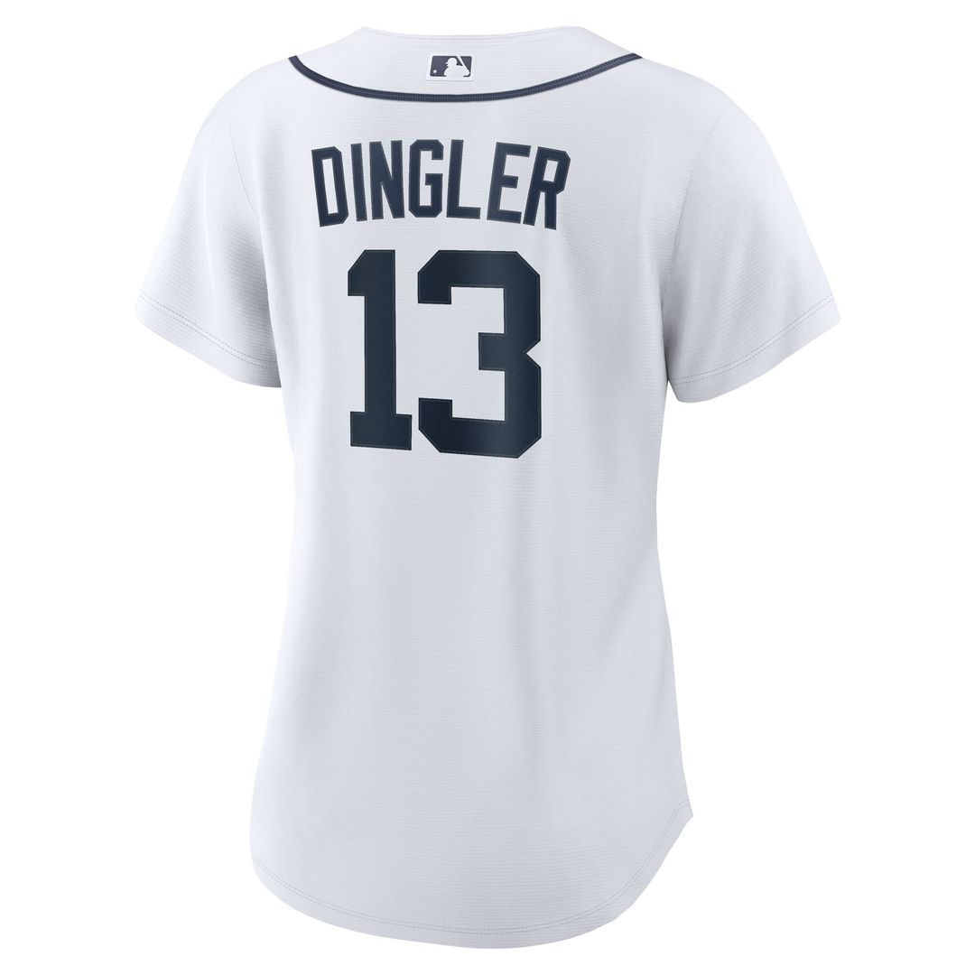 Detroit Tigers Dillon Dingler Nike Women's Home Replica Jersey - White MLB Team Jersey Baseball Fan Apparel