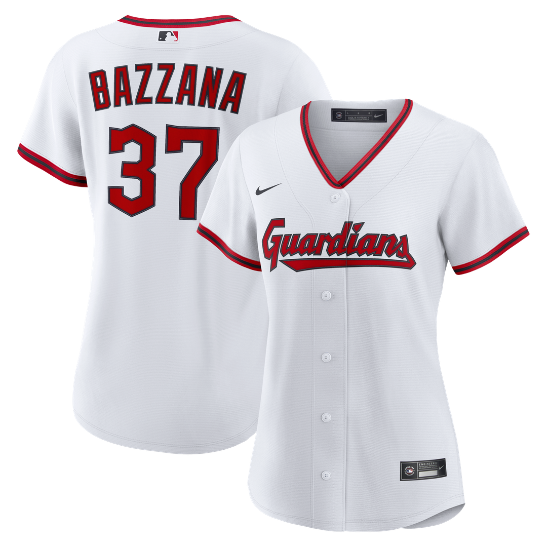 Cleveland Guardians Travis Bazzana Nike Women's Home Replica Jersey - White MLB Team Jersey Baseball Fan Apparel