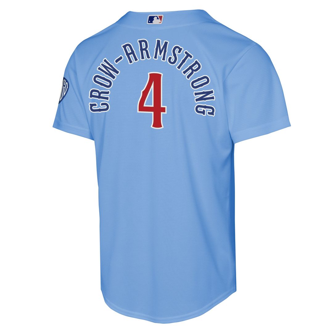 Chicago Cubs Pete Crow - Armstrong Nike Youth Home Stadium Jersey - White MLB Team Jersey Baseball Fan Apparel