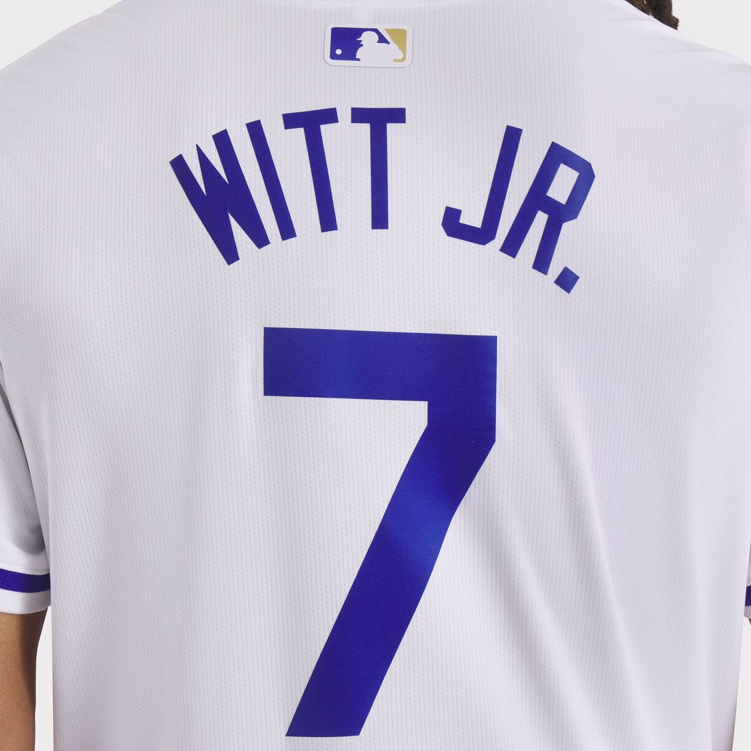 Kansas City Royals Bobby Witt Jr. Nike Home Limited Player Jersey - White MLB Team Jersey Baseball Fan Apparel