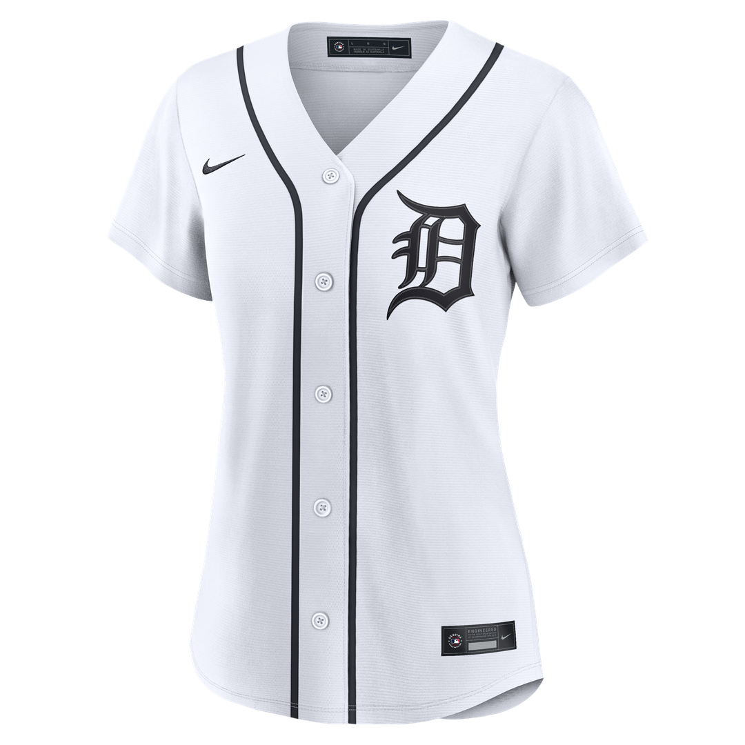 Detroit Tigers Justin Verlander Nike Women's Home Replica Jersey - White MLB Team Jersey Baseball Fan Apparel