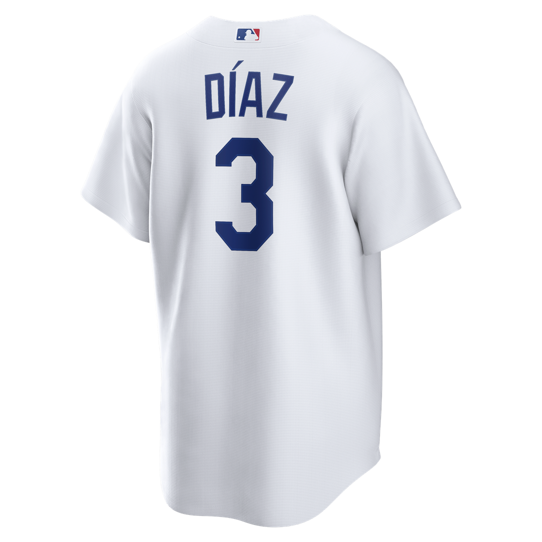 Los Angeles Dodgers Edwin Díaz Nike Home Replica Jersey - White MLB Team Jersey Baseball Fan Apparel