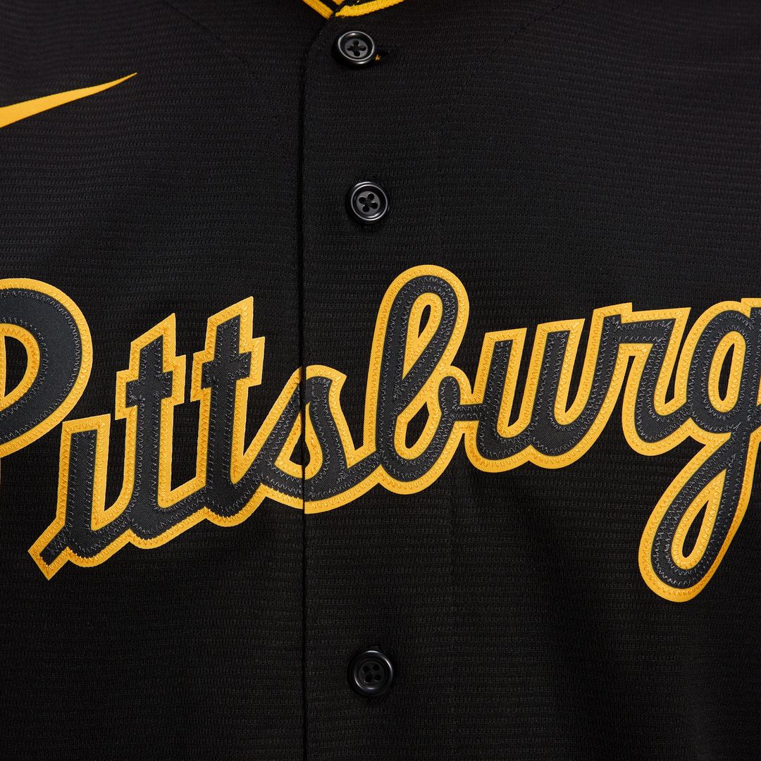 Pittsburgh Pirates Nike Alternate Replica Team Jersey - Black MLB Team Jersey Baseball Fan Apparel