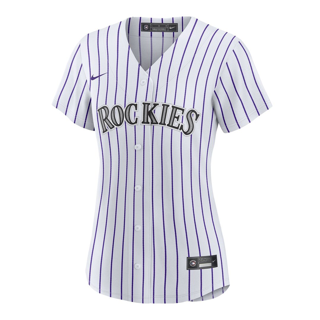 Colorado Rockies Ryan Ritter Nike Women's Home Replica Jersey - White MLB Team Jersey Baseball Fan Apparel