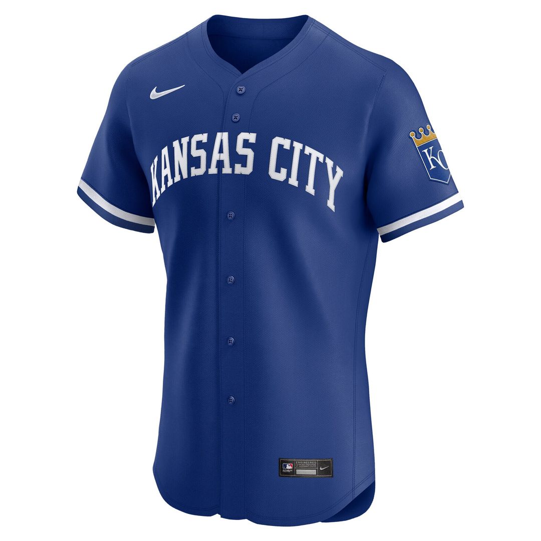 Kansas City Royals Nike Alternate Elite Jersey - Light Blue MLB Team Jersey Baseball Fan Apparel
