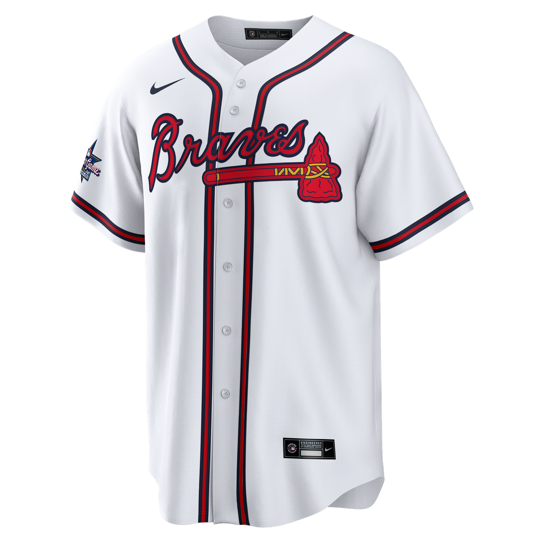 Atlanta Braves Deion Sanders Nike Home Retired Player Replica Jersey - White MLB Team Jersey Baseball Fan Apparel