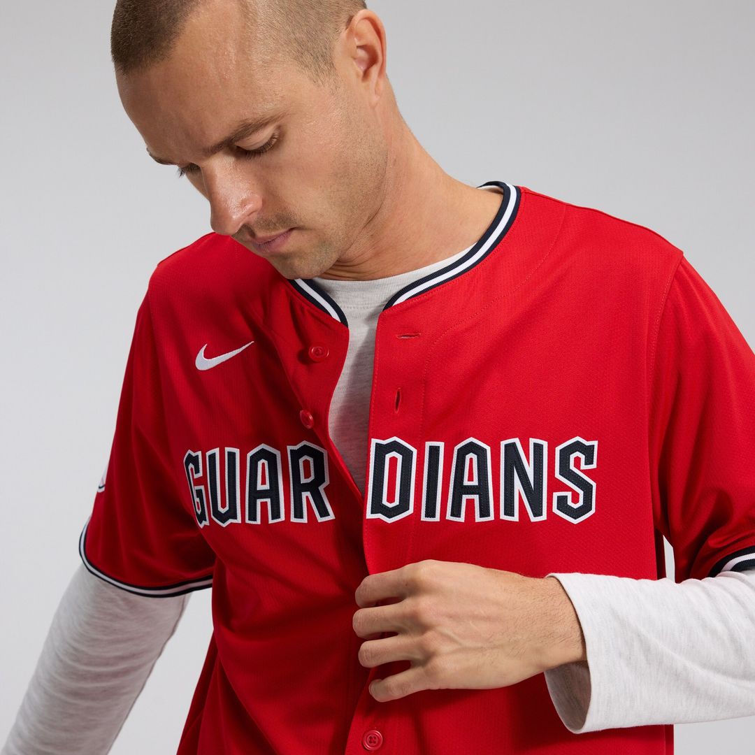 Cleveland Guardians Nike Alternate Limited Jersey - Red MLB Team Jersey Baseball Fan Apparel