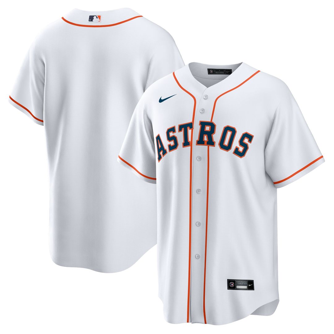 Houston Astros Nike Alternate Replica Team Jersey - Orange MLB Team Jersey Baseball Fan Apparel