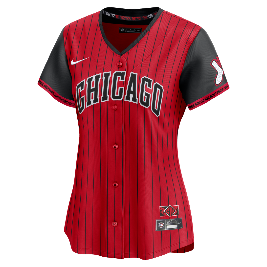 Chicago White Sox Nike Women's 2025 City Connect Limited Jersey - Red/Black MLB Team Jersey Baseball Fan Apparel