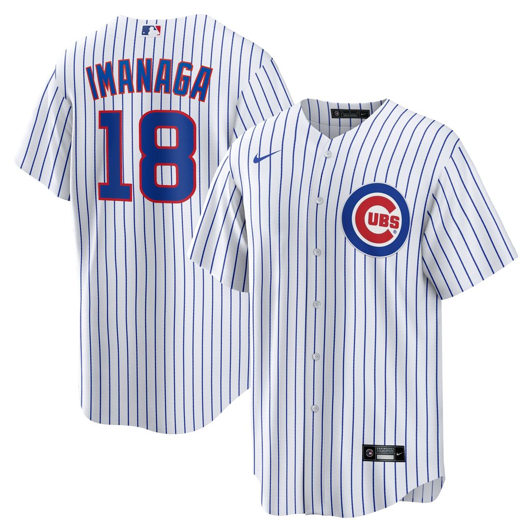 Chicago Cubs Shota Imanaga Nike Home Replica Jersey - White MLB Team Jersey Baseball Fan Apparel