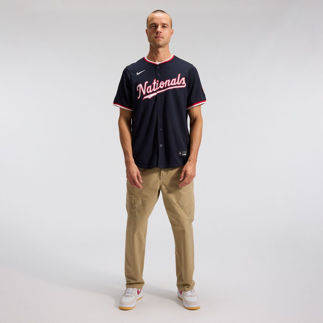 Washington Nationals James Wood Nike Alternate Limited Player Jersey - Navy MLB Team Jersey Baseball Fan Apparel