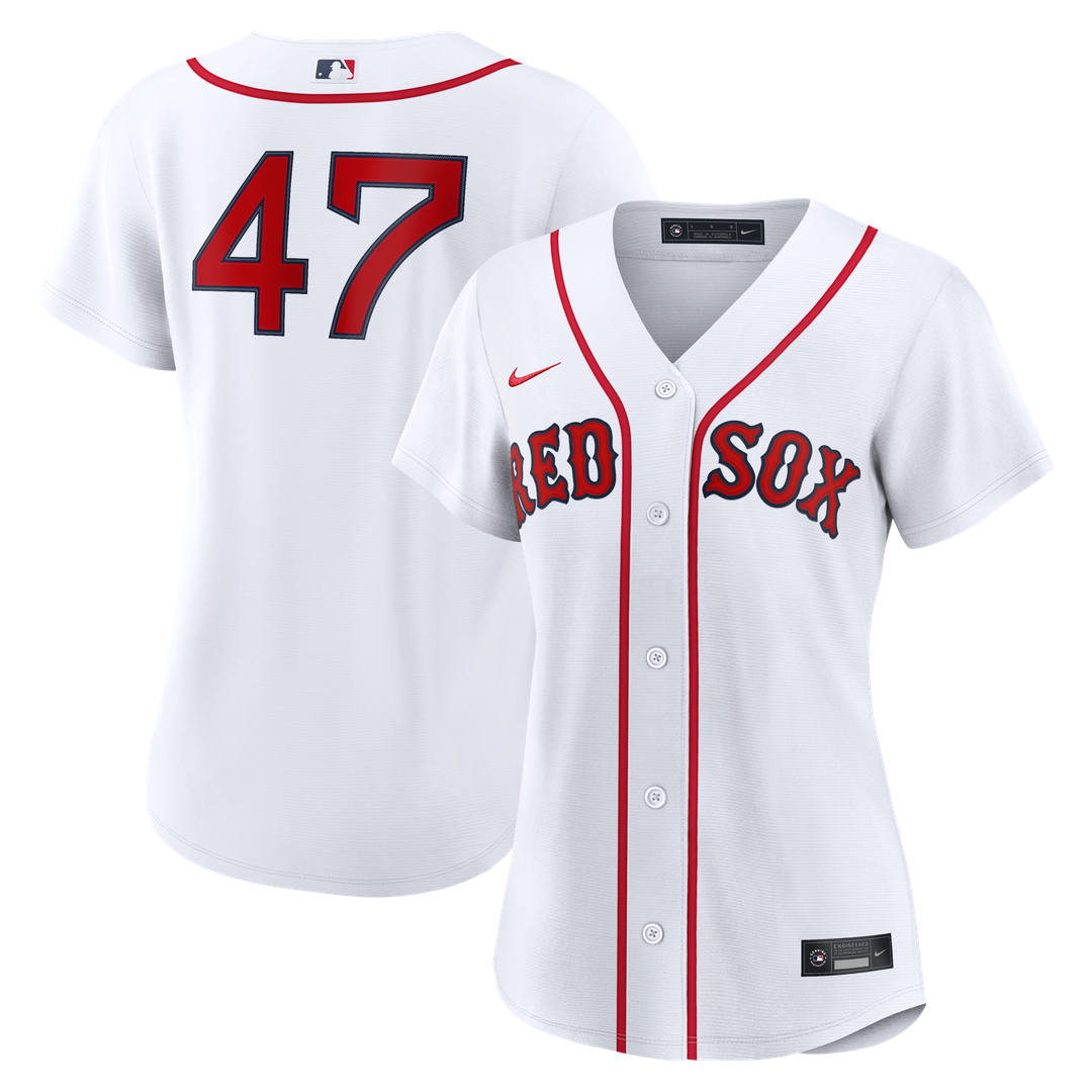 Boston Red Sox Jovani Moran Nike Women's Home Replica Jersey - White MLB Team Jersey Baseball Fan Apparel
