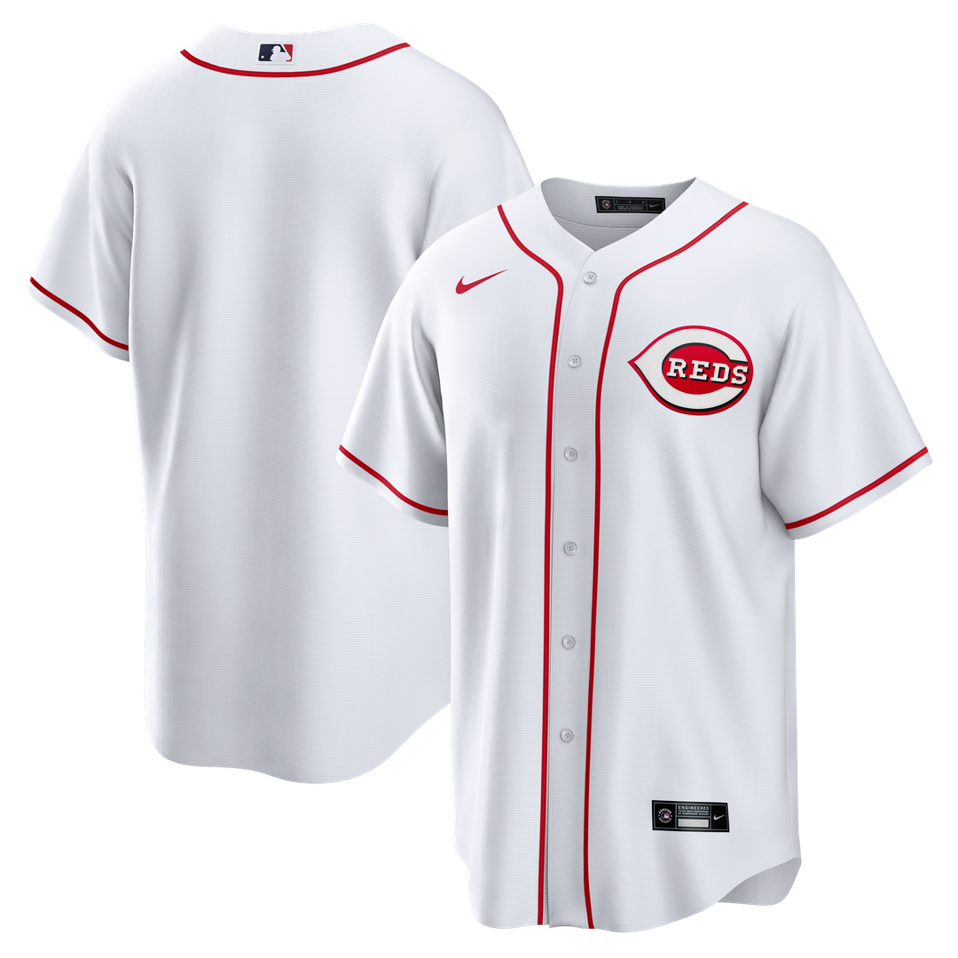 Cincinnati Reds Nike Home Big & Tall Replica Jersey - White MLB Team Jersey Baseball Fan Apparel