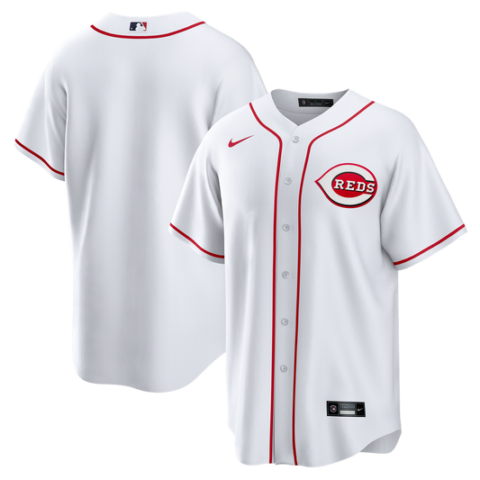Cincinnati Reds Nike Home Big & Tall Replica Jersey - White MLB Team Jersey Baseball Fan Apparel