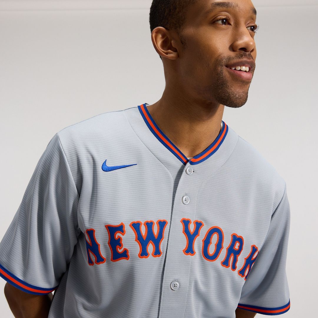 New York Mets Juan Soto Nike Road Replica Jersey - Gray MLB Team Jersey Baseball Fan Apparel