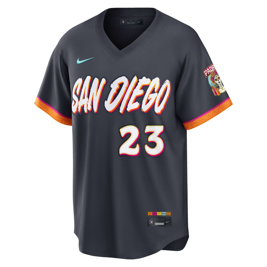 San Diego Padres Fernando Tatis Jr. Nike 2026 City Connect Stadium Jersey - Obsidian MLB Team Jersey Baseball Fan Apparel