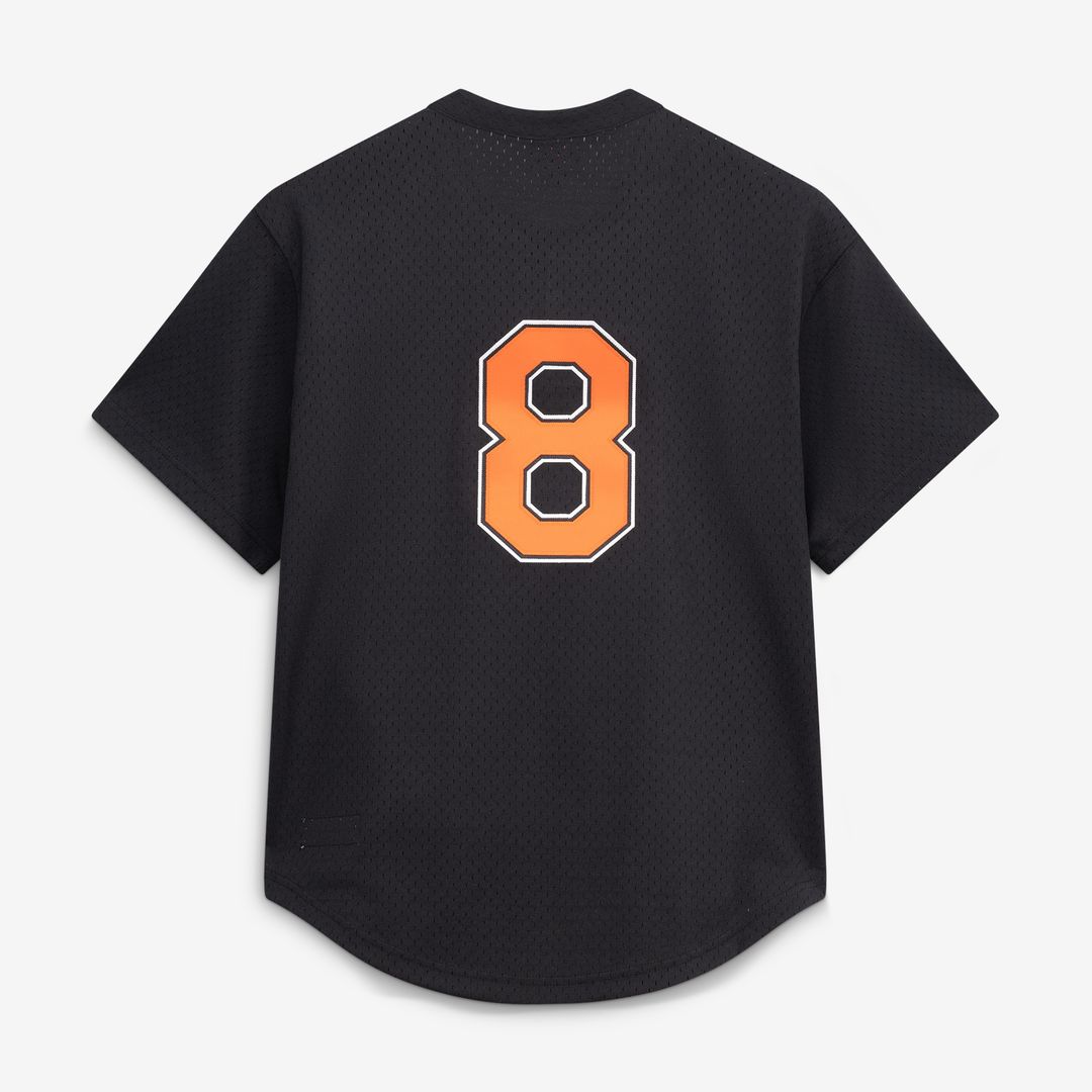 Baltimore Orioles Cal Ripken Jr. Mitchell & Ness Authentic Batting Practice Jersey - Black MLB Team Jersey Baseball Fan Apparel