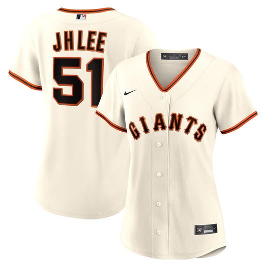 San Francisco Giants Jung Hoo Lee Nike Women's Home Replica Jersey - Cream MLB Team Jersey Baseball Fan Apparel