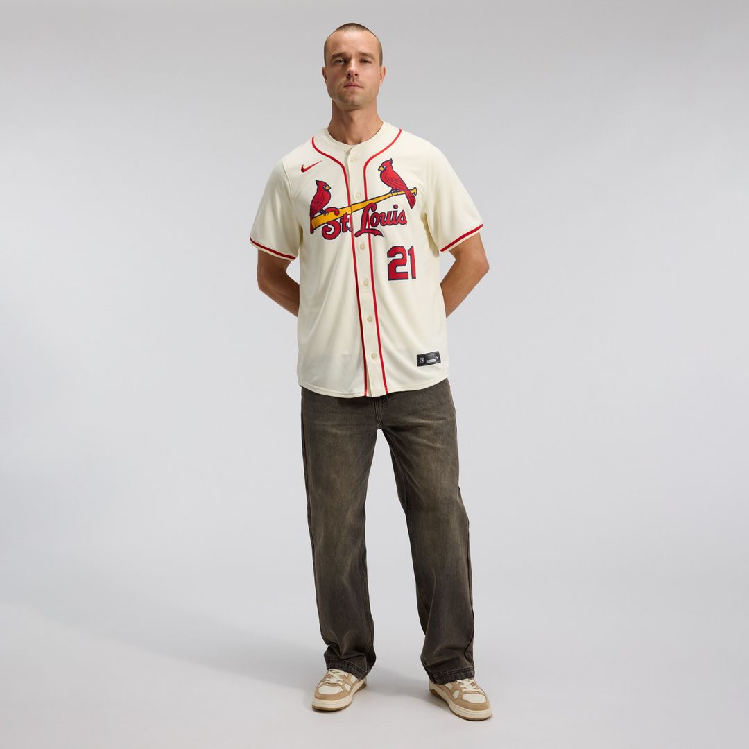 St. Louis Cardinals Lars Nootbaar Nike Alternate 2 Limited Jersey - Cream MLB Team Jersey Baseball Fan Apparel