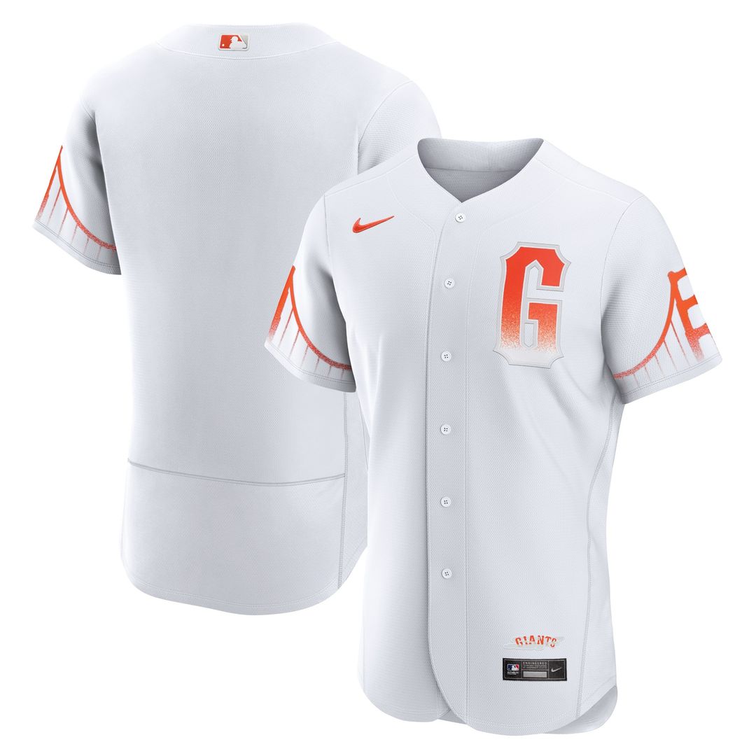 San Francisco Giants Nike City Connect Authentic Jersey - White MLB Team Jersey Baseball Fan Apparel
