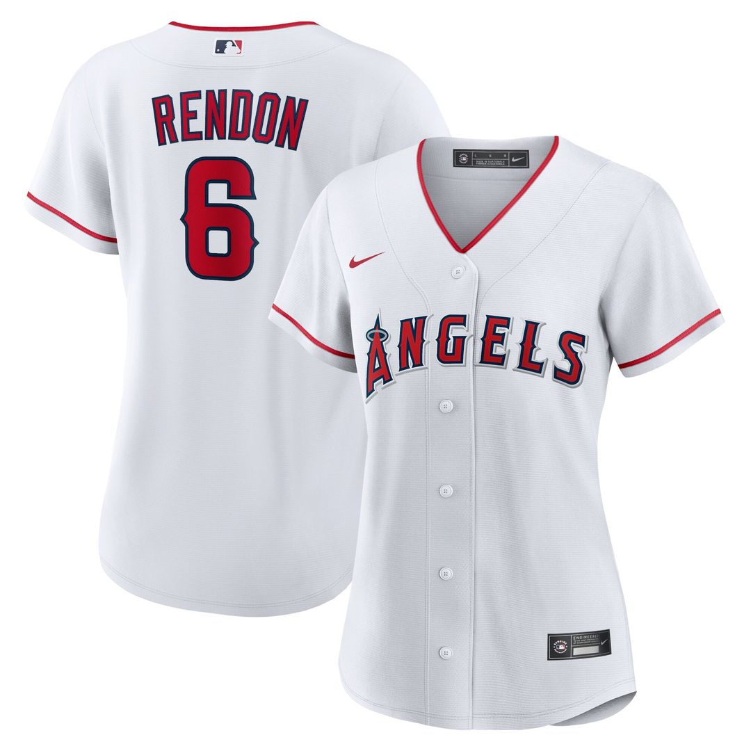 Los Angeles Angels Anthony Rendon Nike Women's Home Replica Player Jersey - White MLB Team Jersey Baseball Fan Apparel